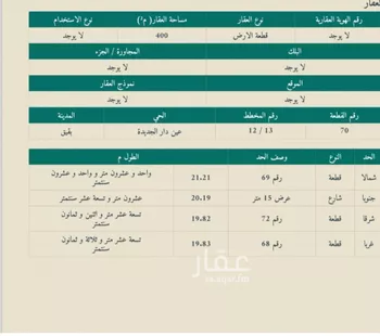 أرض للبيع في شارع 10726878, حي طيبة, مدينة بقيق, المنطقة الشرقية صورة 2