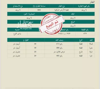 أرض للبيع في شارع علي ابن ابي طالب, حي مخطط وادي الفرع, مدينة وادي الفرع, منطقة المدينة المنورة صورة 4