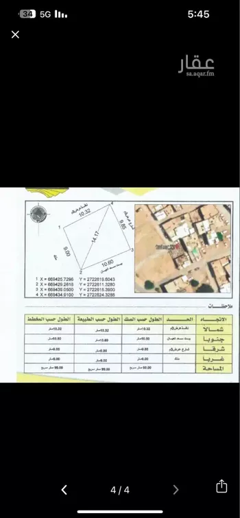 أرض للإيجار في شارع أبي الرضا بن العودي, حي البديعة, مدينة الرياض, منطقة الرياض صورة 2