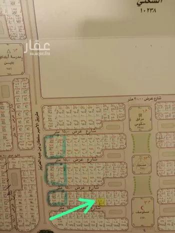 أرض للبيع في شارع امنة بنت غفار, حي الوفاء, مدينة عنيزه, منطقة القصيم صورة 2