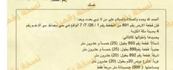 أرض للبيع في شارع محمد, حي النوارية, مدينة مكه المكرمه, منطقة مكة المكرمة صورة 2
