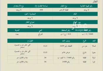 أرض للبيع في شارع غير مسمى , حي البوادر, مدينة جدة, منطقة مكة المكرمة
