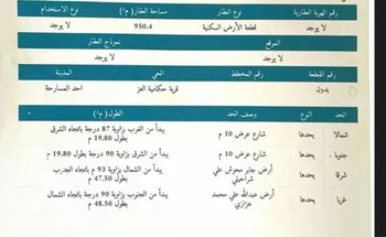 أرض للبيع في شارع الخضراء 1032, حي العز, مدينة احد المسارحه, منطقة جازان صورة 2