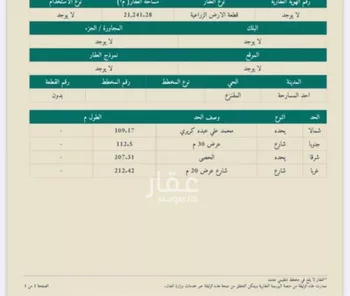 أرض للإيجار في شارع الاحد - الحرث, مدينة الصفا (قزع), منطقة جازان