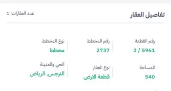 أرض للبيع في شارع اسماء بنت مالك, حي النرجس, مدينة الرياض, منطقة الرياض صورة 2