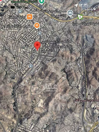 أرض للبيع في شارع شهيد الدين ثم الوطن عايش احمد نمر الشنبري ، حي البحيرات ، مكة ، منطقة مكة المكرمة صورة 3