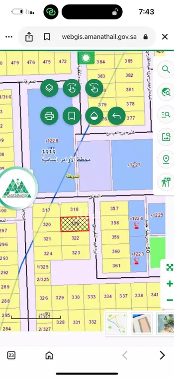 أرض للبيع في حي السويفلة الجديد, مدينة حائل, منطقة حائل