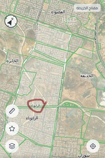 أرض للبيع في شارع وادي بطحان, حي الرانوناء, مدينة المدينه المنوره, منطقة المدينة المنورة صورة 4