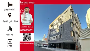 شقة للإيجار في شارع عبدالله ابن ابي دليم, حي الربوة, مدينة جدة, منطقة مكة المكرمة