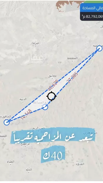 أرض للبيع في شارع اوس ابن فائد, حي الجافوره, مدينة الجافوره, منطقة الرياض صورة 2