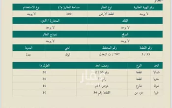 أرض للبيع في حي الوفاء, مدينة جدة, منطقة مكة المكرمة صورة 3