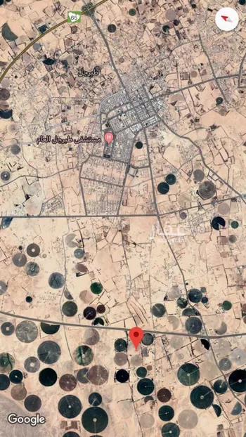 أرض للإيجار في شارع جنوب الدائري, مدينة طبرجل, منطقة الجوف صورة 2