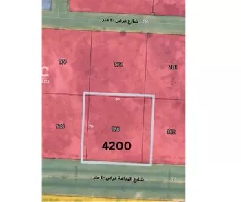أرض للبيع في شارع الوداعة, حي طيبة, مدينة الرياض, منطقة الرياض صورة 2
