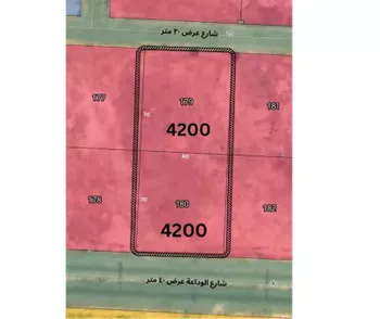 أرض للبيع في شارع الوداعة, حي طيبة, مدينة الرياض, منطقة الرياض صورة 3