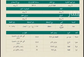 أرض للإيجار في شارع رافع الاشجعي, حي أبحر الجنوبية, مدينة جدة, منطقة مكة المكرمة صورة 3