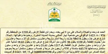 أرض للبيع في حي ابيار الماشي, مدينة المدينه المنوره, منطقة المدينة المنورة صورة 2