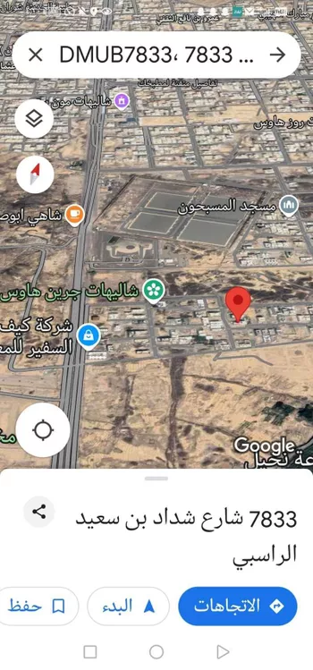 أرض للبيع في شارع عامر ابن شراحيل الشعبي, حي رهط, مدينة المدينه المنوره, منطقة المدينة المنورة صورة 2