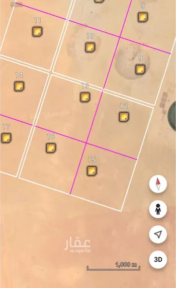 أرض للإيجار في شارع غير مسمى, حي حرض, مدينة حرض, المنطقة الشرقية
