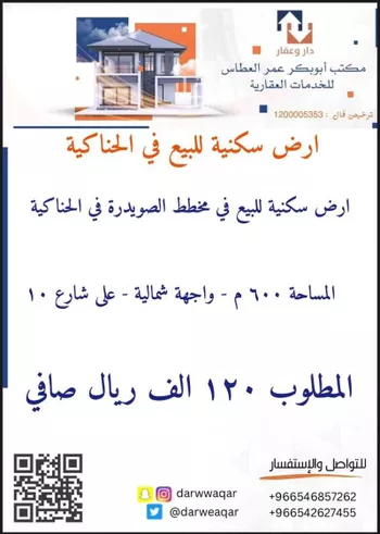 أرض للبيع في مدينة الحناكيه, منطقة المدينة المنورة