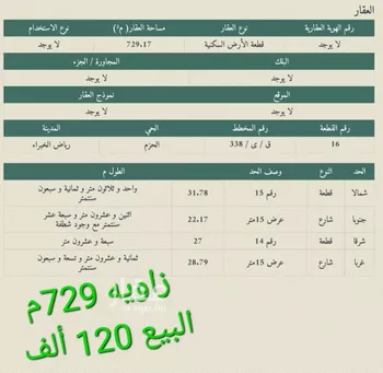 أرض للبيع في شارع 20560186, حي زبيدة, مدينة رياض الخبراء, منطقة القصيم صورة 2