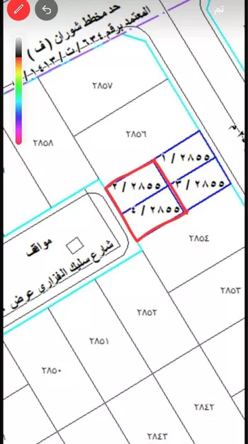 أرض للبيع في شارع ثعلبة الخشني, حي نبلاء, مدينة المدينه المنوره, منطقة المدينة المنورة صورة 4