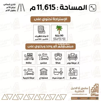 استراحة للبيع في شارع محمد بن الحنفيه, حي الصفاء, مدينة البكيريه, منطقة القصيم صورة 2