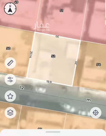 أرض للبيع في شارع ابراهيم بن يزيد الخوزي, حي الدفاع, مدينة المدينه المنوره, منطقة المدينة المنورة