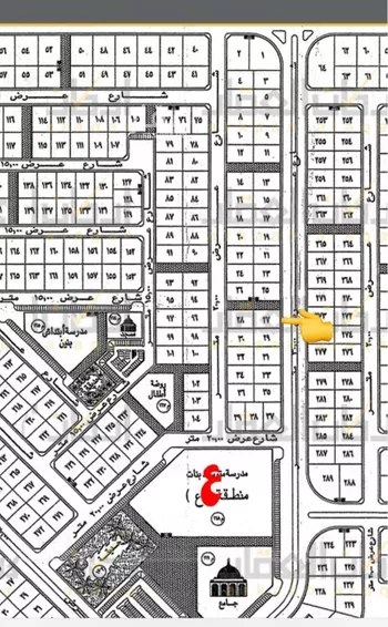 أرض للبيع في شارع ابن جبير, حي الورود الثالث, مدينة الاحساء, المنطقة الشرقية