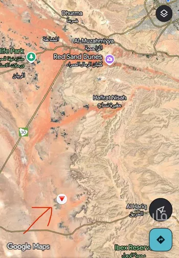 أرض للبيع في مدينة المزاحميه, منطقة الرياض صورة 4