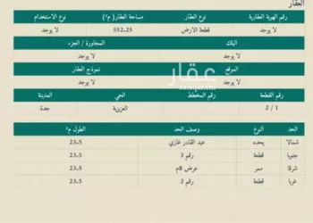 عمارة للبيع في شارع الدوريه, حي العزيزية, مدينة جدة, منطقة مكة المكرمة صورة 3