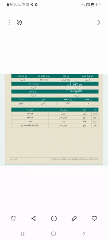 أرض للبيع في شارع خريص الفرعي, حي النسيم الشرقي, مدينة الرياض, منطقة الرياض