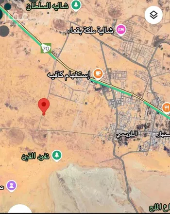 أرض للبيع في شارع العام, حي مخطط صلاح الدين, مدينة بقعاء, منطقة حائل صورة 2