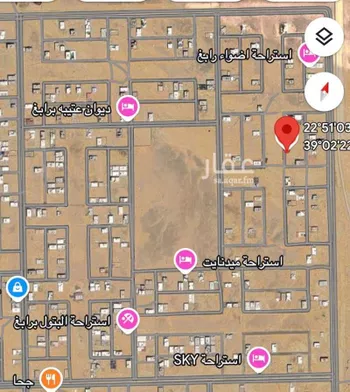 أرض للبيع في شارع شارع أبو أمامة بن ثعلبة, حي النعيم, مدينة رابغ, منطقة مكة المكرمة صورة 2