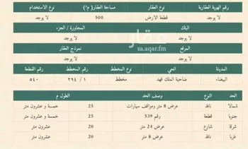 أرض للبيع في شارع محمد الهاشمي, حي ضاحية الملك فهد, مدينة الدمام, المنطقة الشرقية صورة 2