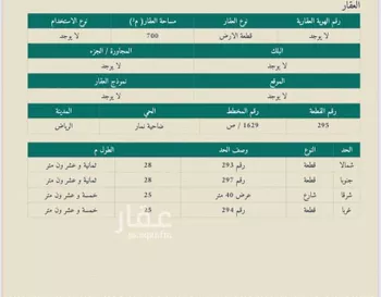 أرض للبيع في شارع الوادي الاخضر, حي ديراب, مدينة الرياض, منطقة الرياض صورة 5