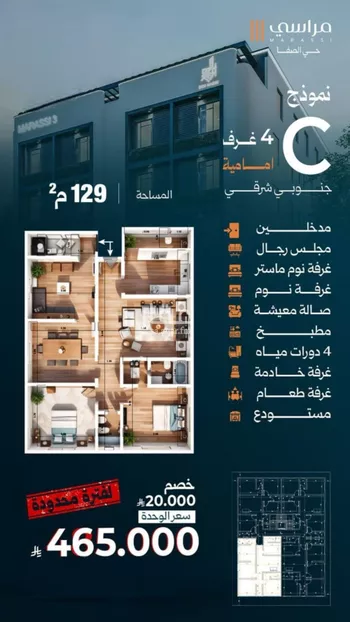 شقة للبيع في شارع أبو الحسن التميمى, حي الصفاء, مدينة جدة, منطقة مكة المكرمة صورة 2