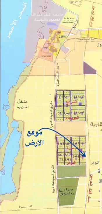 أرض للبيع في حي البوادر, مدينة جدة, منطقة مكة المكرمة