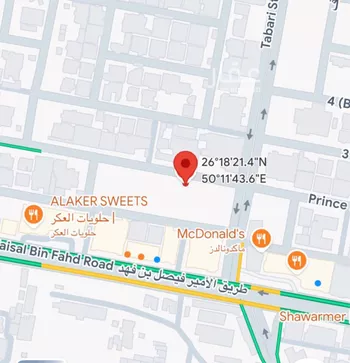 أرض للبيع في شارع الامير خالد بن فهد بن عبدالعزيز, حي الحزام الأخضر, مدينة الخبر, المنطقة الشرقية