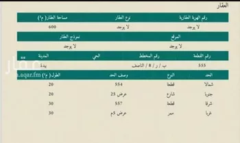 أرض للبيع في مدينة القري - المراث, منطقة الباحة صورة 2