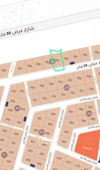 أرض للبيع في شارع عبد اللطيف البغدادي, حي غرناطة, مدينة خميس مشيط, منطقة عسير صورة 3