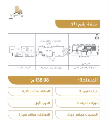 شقة للبيع في شارع أحمد بن هاشم, حي المهدية, مدينة الرياض, منطقة الرياض