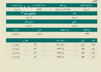 أرض للبيع في شارع لايوجد, حي هجره الذيبيه وخضراء, مدينة هجره الذيبيه وخضراء, منطقة الرياض صورة 2