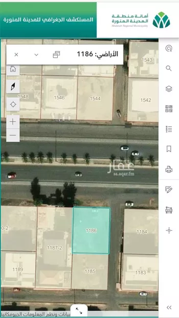 أرض للإيجار في شارع عمرو ابن مرزوق, حي الملك فهد, مدينة المدينه المنوره, منطقة المدينة المنورة صورة 3