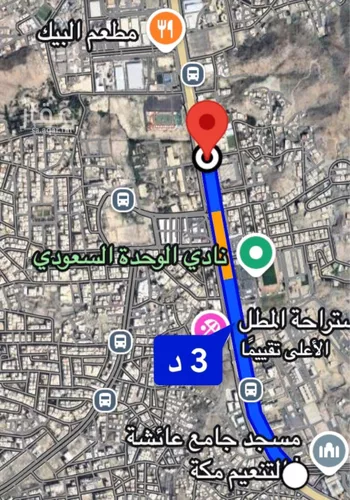 أرض للبيع في شارع شارع التنعيم 3, حي التنعيم, مدينة مكه المكرمه, منطقة مكة المكرمة صورة 2