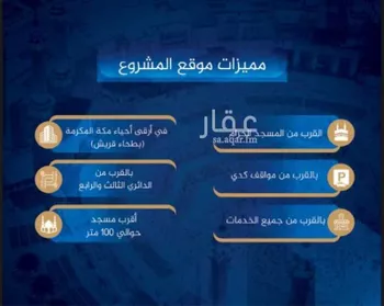 شقة للبيع في شارع محمد المقري, حي بطحاء قريش, مدينة مكه المكرمه, منطقة مكة المكرمة صورة 4