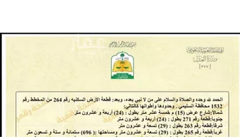 أرض للبيع في شارع ١٥ متر, حي العدل, مدينة السليمي, منطقة حائل صورة 2
