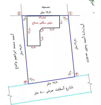 استراحة للبيع في شارع عبدالوهاب نشار ، محايل عسير ، محايل