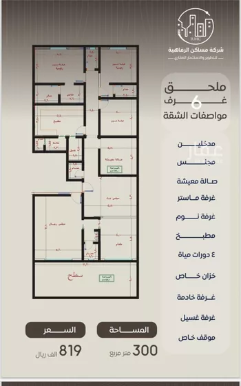 شقة للبيع في شارع ظعفرانه, حي النزهة, مدينة جدة, منطقة مكة المكرمة