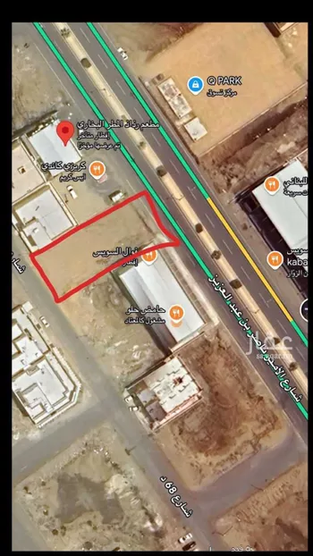 أرض للبيع في شارع شارع الأمير ناصر بن عبد العزيز, حي السويس 1, مدينة جازان, منطقة جازان