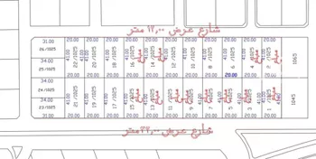أرض للبيع في شارع بحور الشعراء, حي الخالدية, مدينة جدة, منطقة مكة المكرمة صورة 2